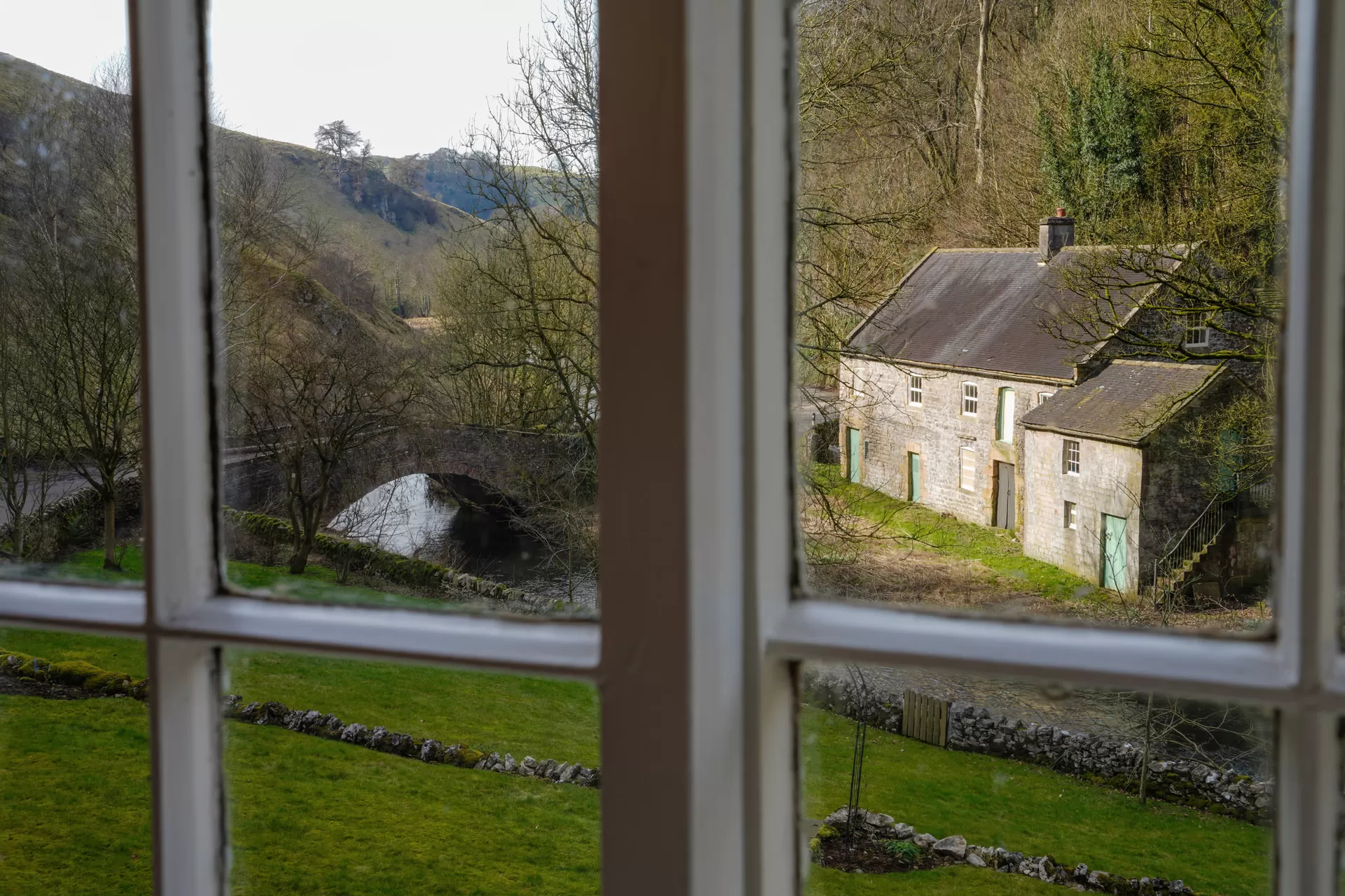 Dove Cottage view through window