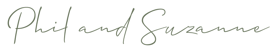 Phil and Suzanne handwritten signature